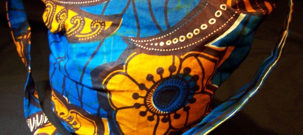 1 Blue_Orange African Hobo Bag